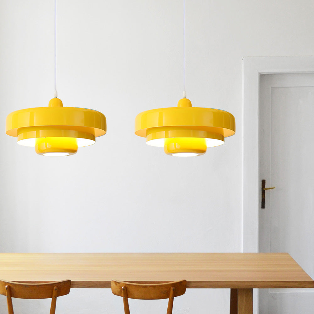 Bauhaus Head Iron Pendant Light | Mid-Century