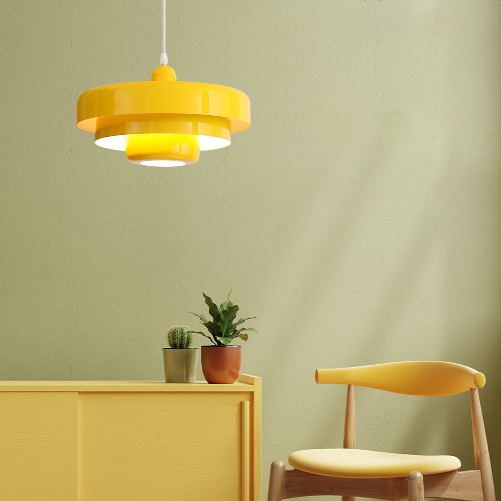 Bauhaus Head Iron Pendant Light | Mid-Century