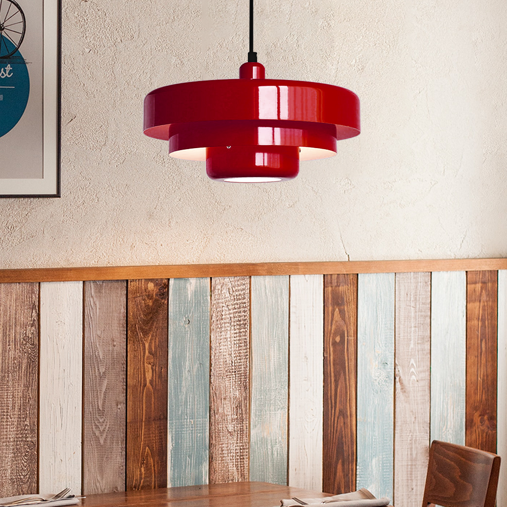 Bauhaus Head Iron Pendant Light | Mid-Century