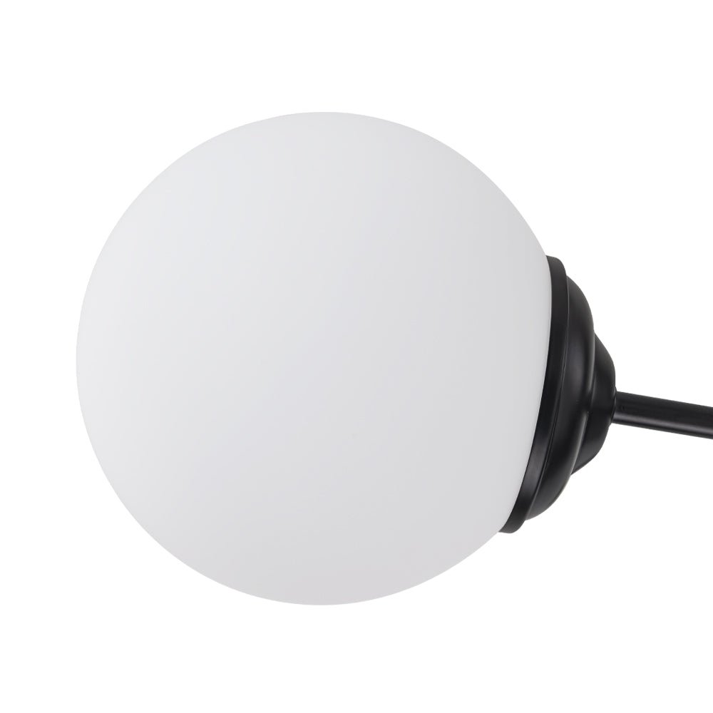 Modern Opal White Globe Chandelier | Glass