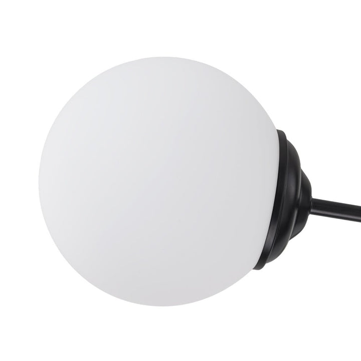 Modern Opal White Globe Chandelier | Glass