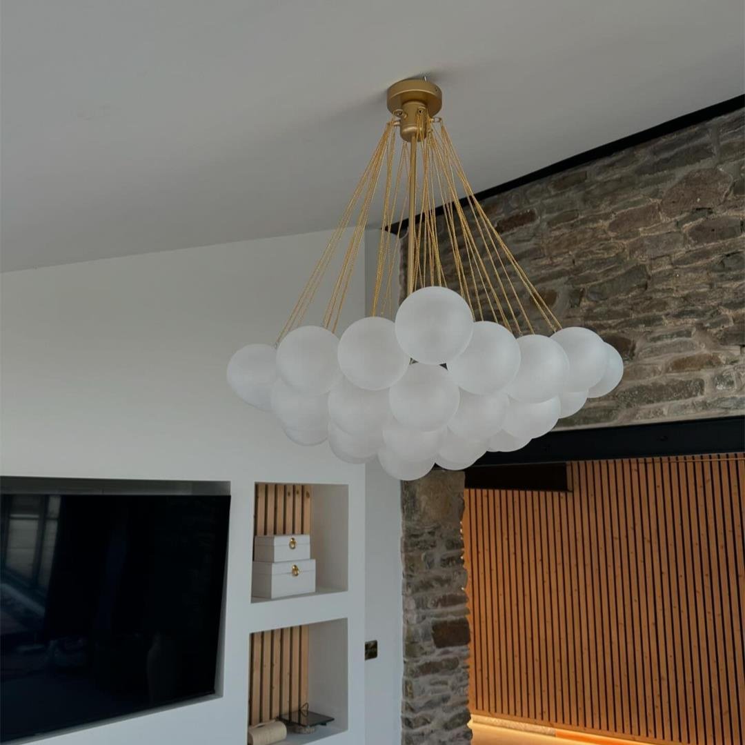 Modern Bubble Cluster Chandelier | Glass