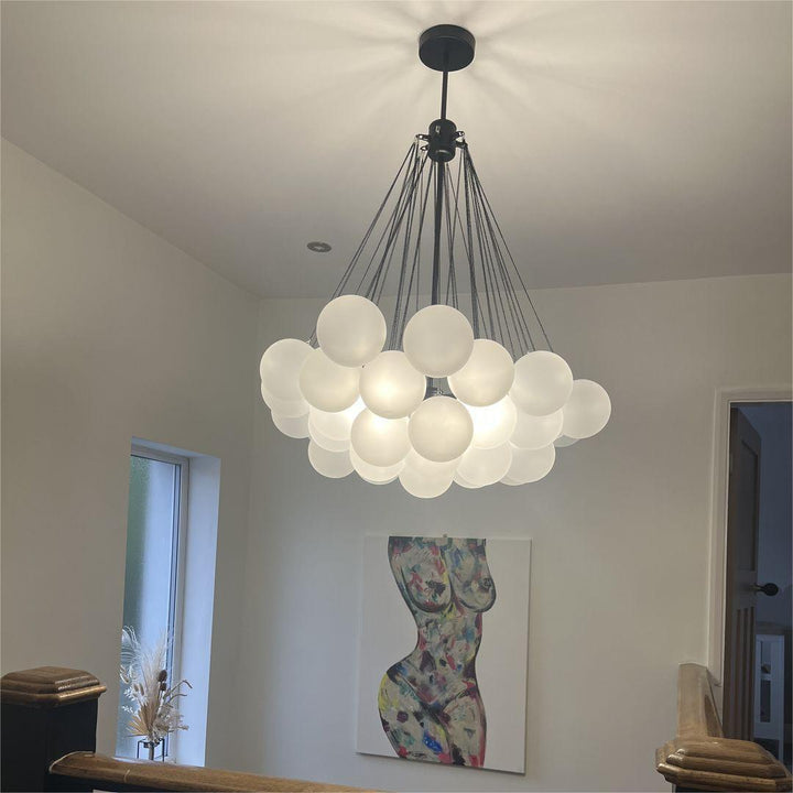 Modern Bubble Cluster Chandelier | Glass