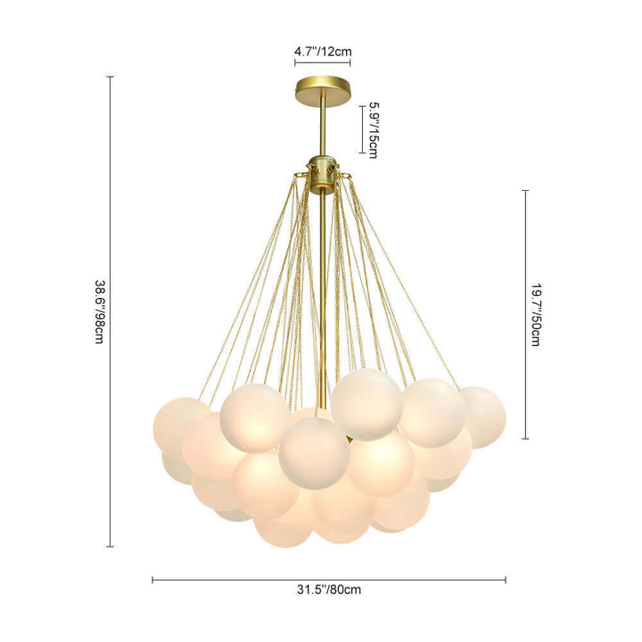 Modern Bubble Cluster Chandelier | Glass