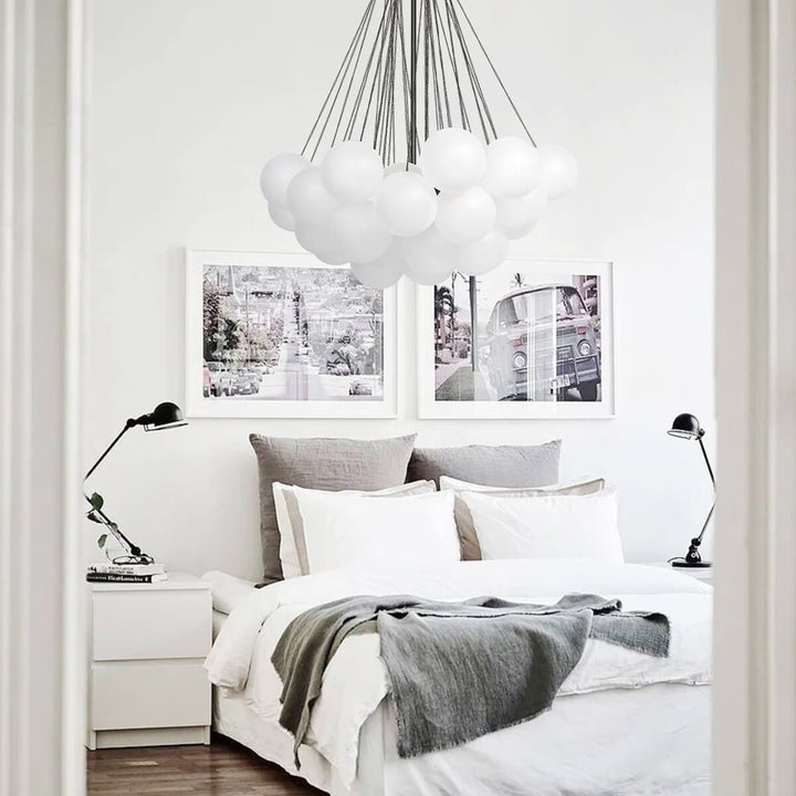 Modern Bubble Cluster Chandelier | Glass