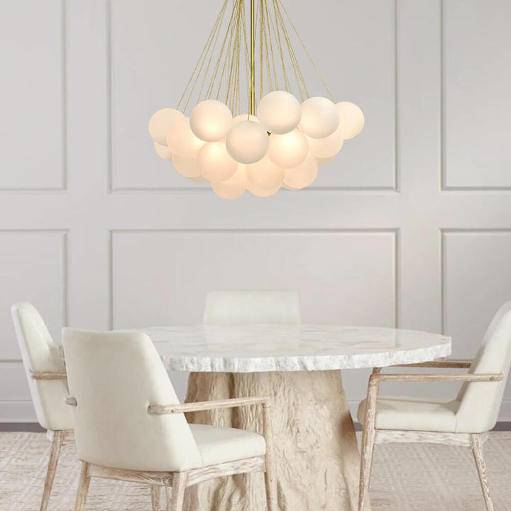 Modern Bubble Cluster Chandelier | Glass
