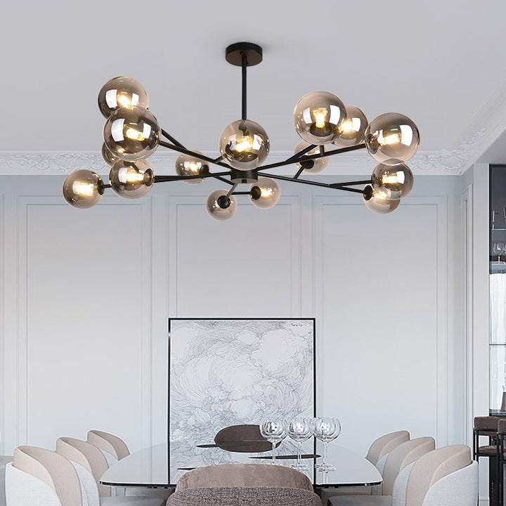 15-Light Sputnik Globe Chandelier | Modern