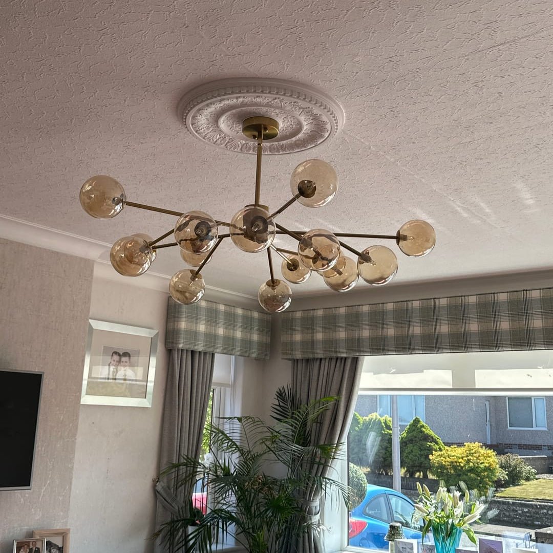 15-Light Sputnik Globe Chandelier | Modern