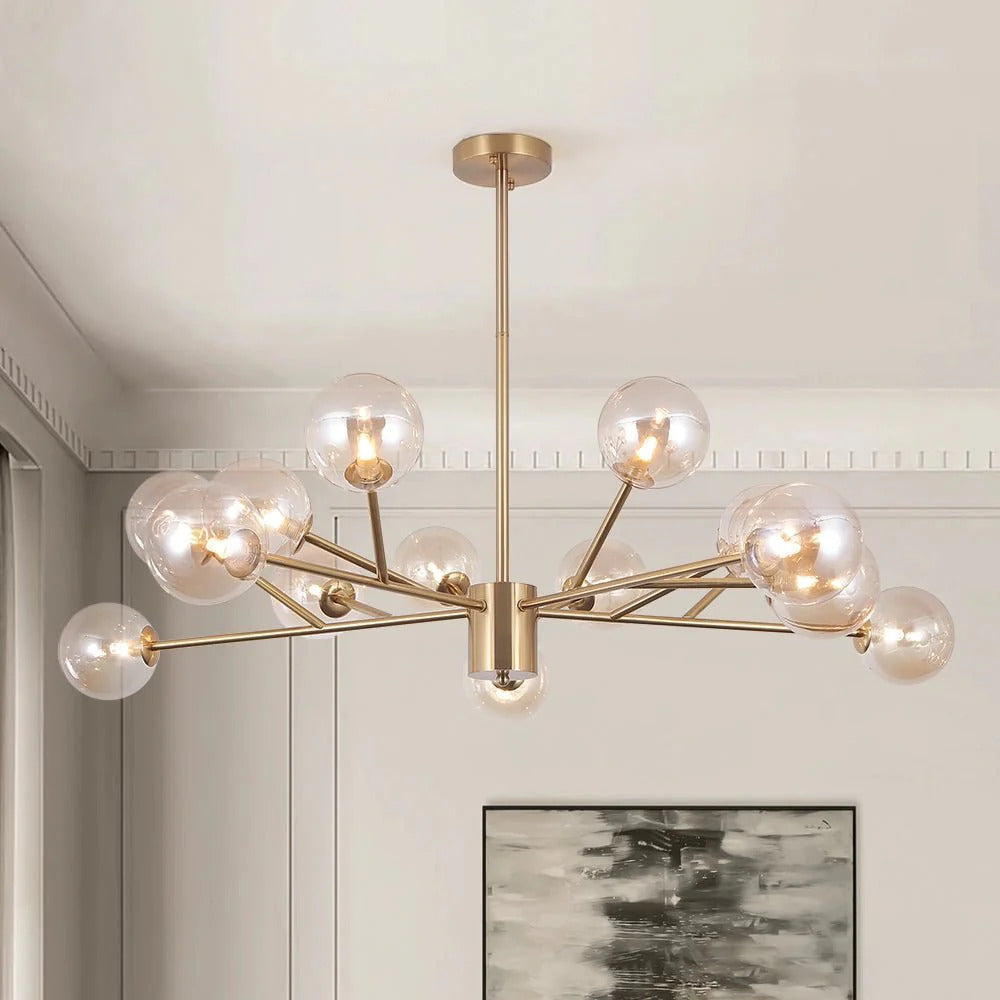 15-Light Sputnik Globe Chandelier | Modern