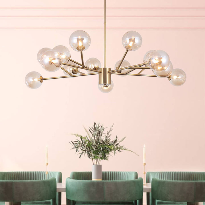 15-Light Sputnik Globe Chandelier | Modern