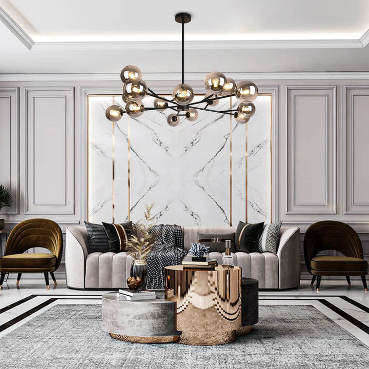 15-Light Sputnik Globe Chandelier | Modern