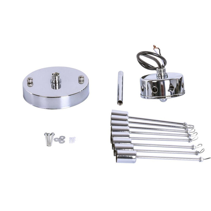 8-Light Sputnik Semi-Flush Mount Ceiling Light | Modern