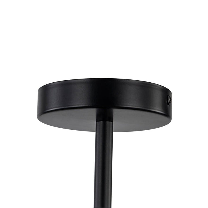 Modern Crystal Drum Semi-Flush Mount Ceiling Light | Carved