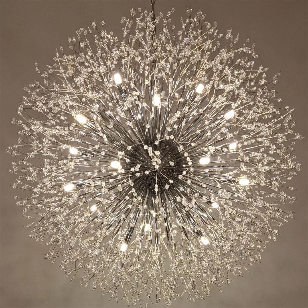 20-Light Luxury Sputnik Firework Chandelier | Oversized