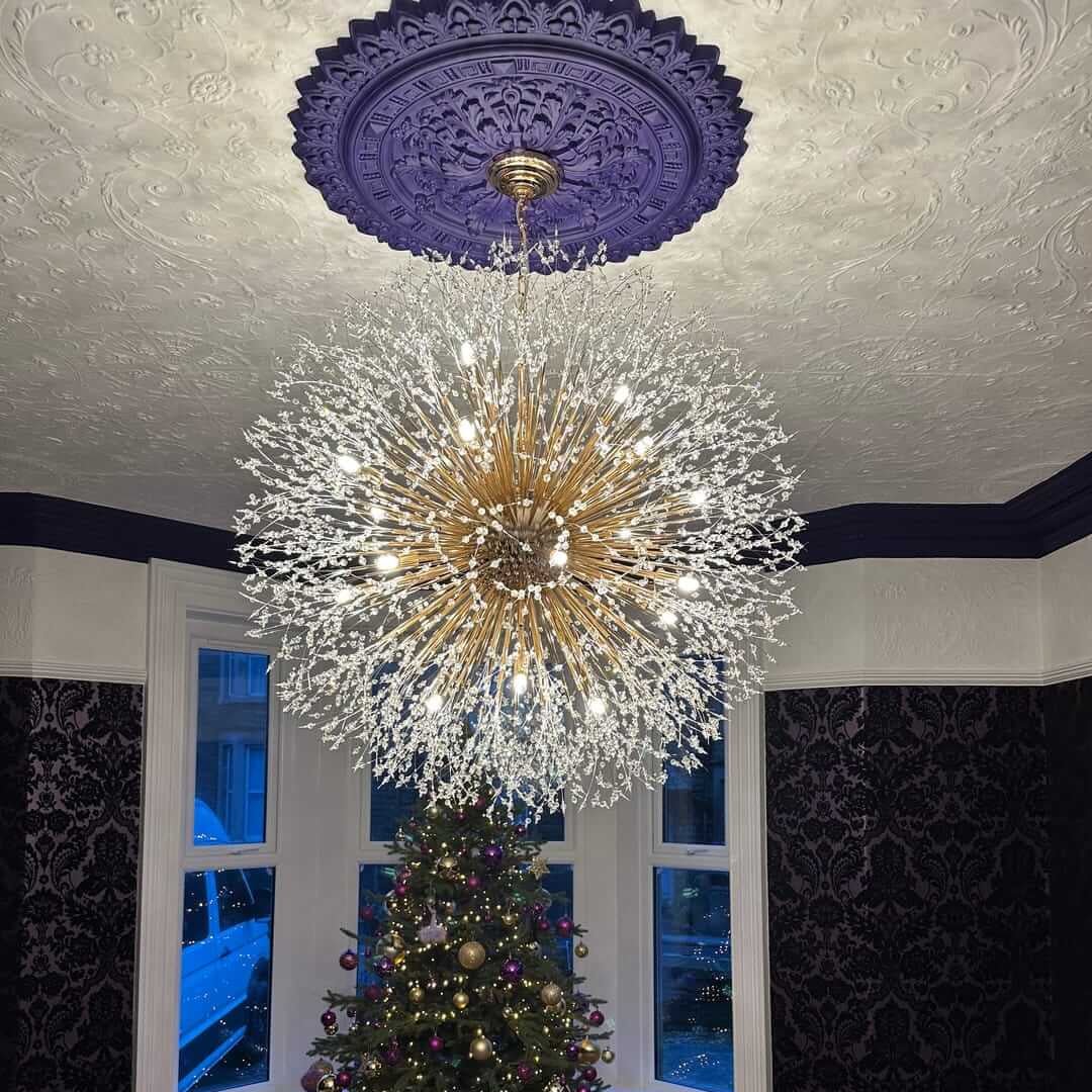 20-Light Luxury Sputnik Firework Chandelier | Oversized