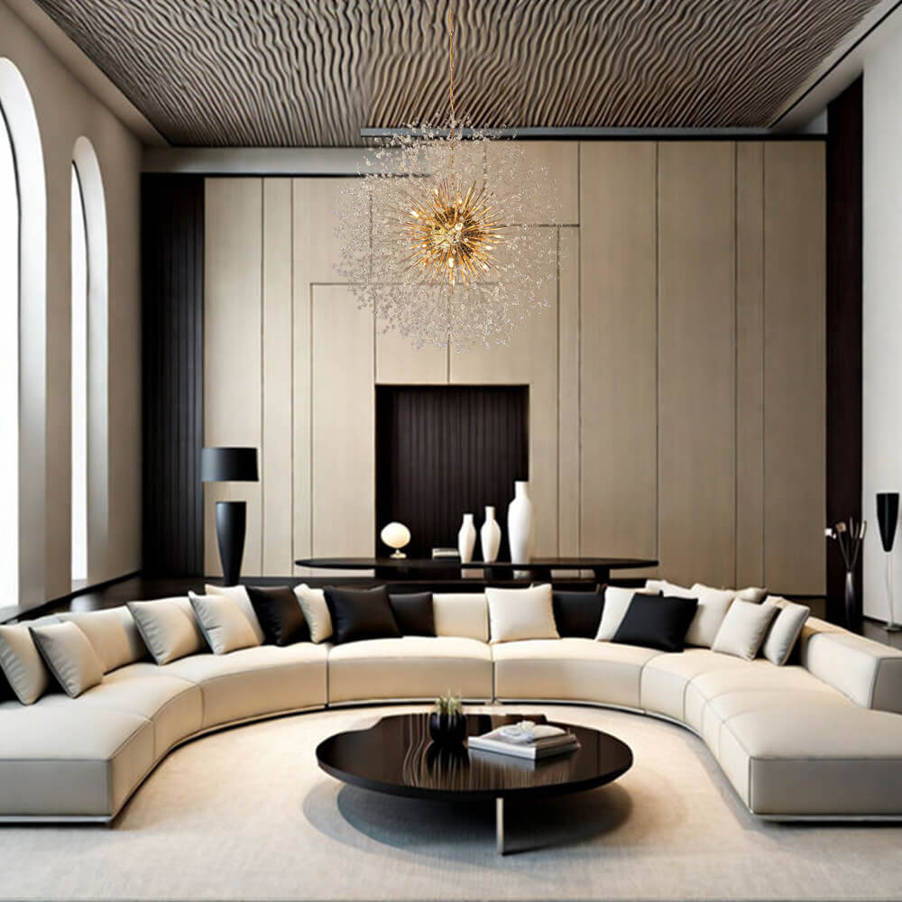 20-Light Luxury Sputnik Firework Chandelier | Oversized