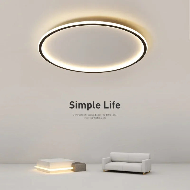 Scandinavian Style Round Ceiling Light | LED