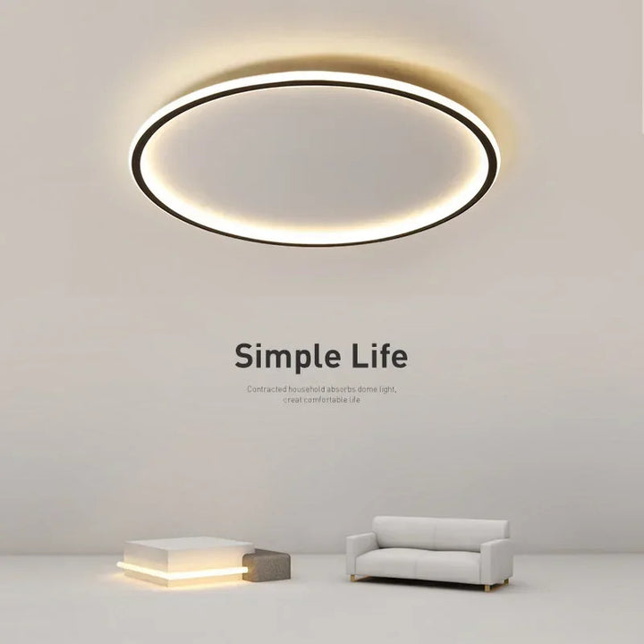Scandinavian Style Round Ceiling Light | LED