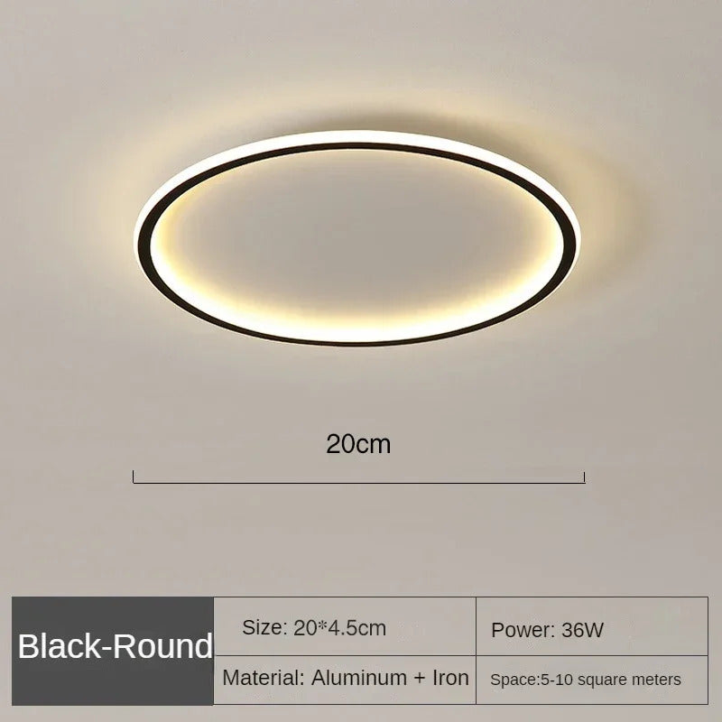 Scandinavian Style Round Ceiling Light | LED
