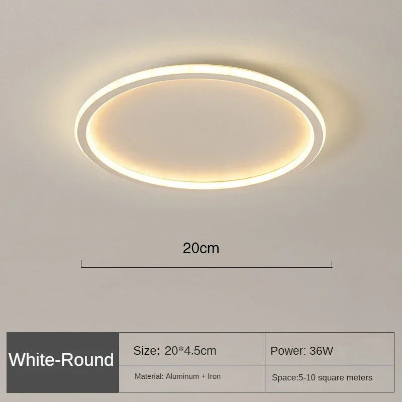 Scandinavian Style Round Ceiling Light | LED