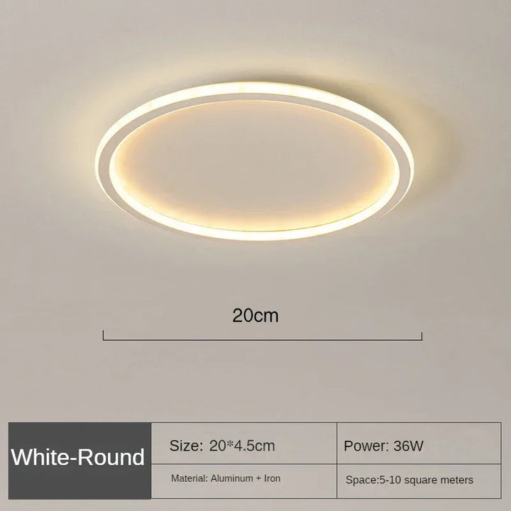 Scandinavian Style Round Ceiling Light | LED