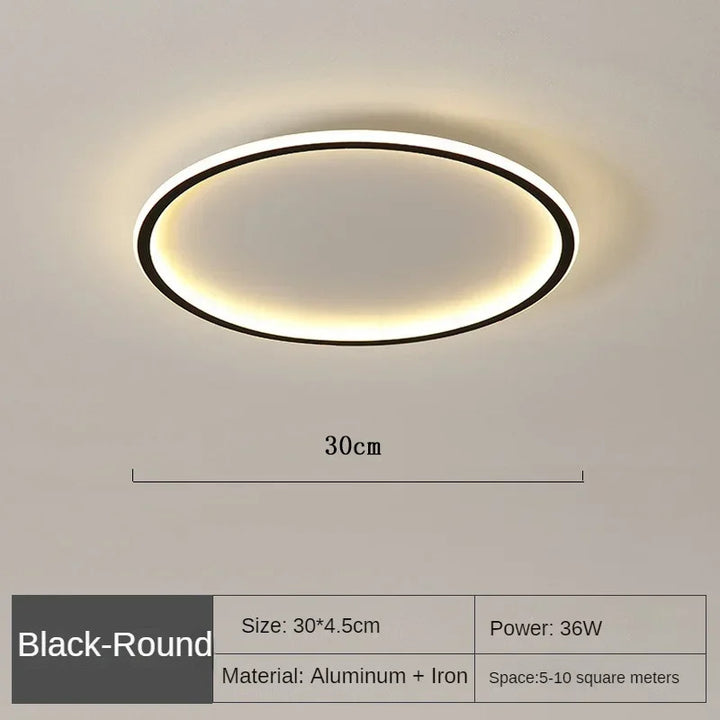 Scandinavian Style Round Ceiling Light | LED
