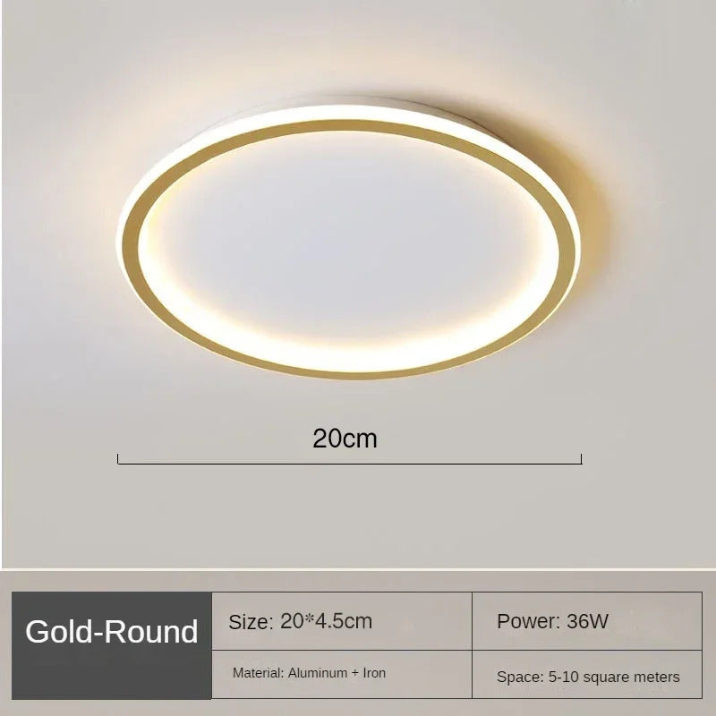 Scandinavian Style Round Ceiling Light | LED