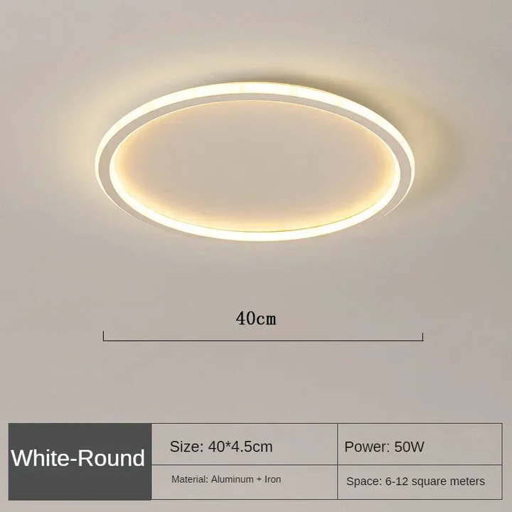 Scandinavian Style Round Ceiling Light | LED