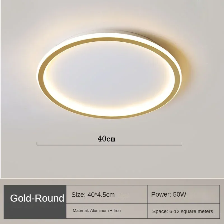 Scandinavian Style Round Ceiling Light | LED