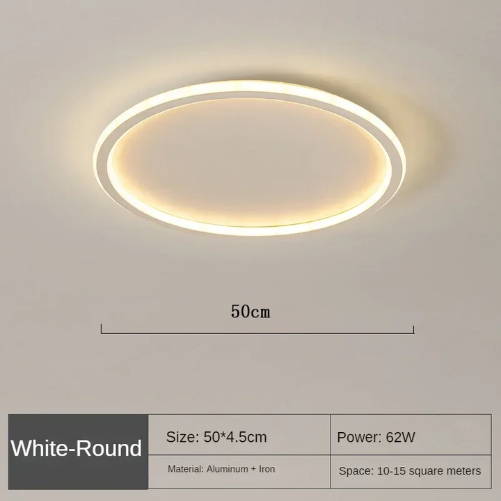 Scandinavian Style Round Ceiling Light | LED