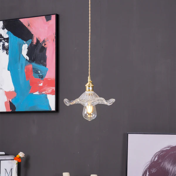 Stylish Hibiscus Flower Pendant Light Lamp