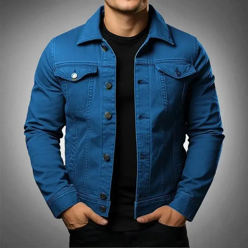 Men's Denim Jacket Made | Autumn