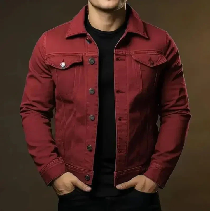 Men's Denim Jacket Made | Autumn
