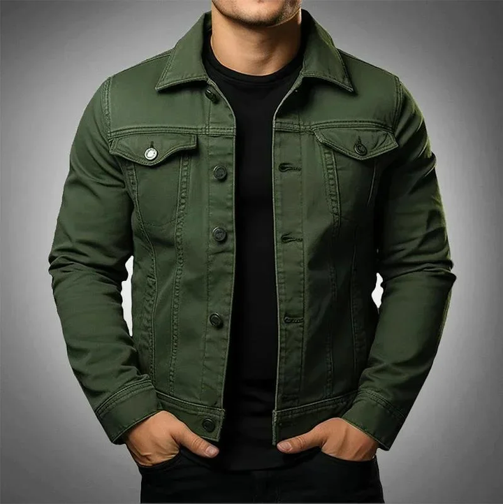 Men's Denim Jacket Made | Autumn