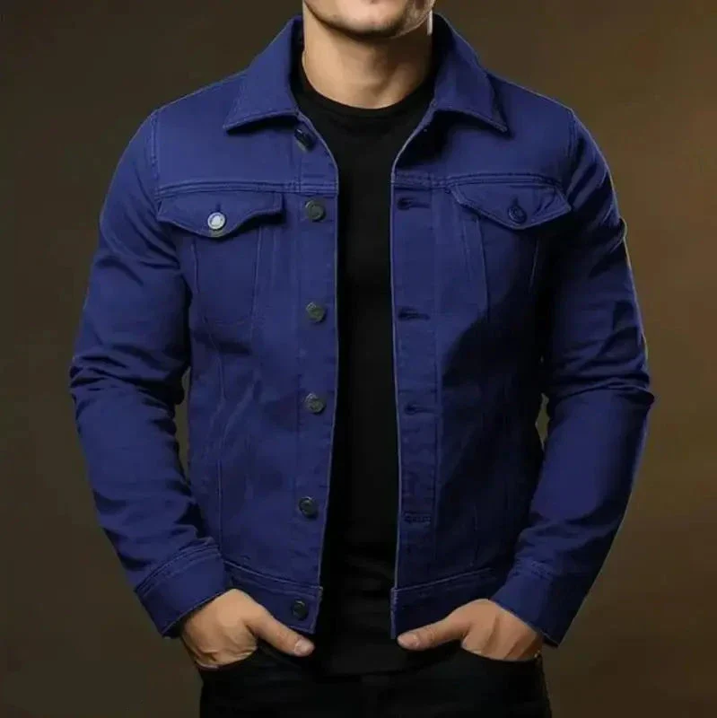 Men's Denim Jacket Made | Autumn