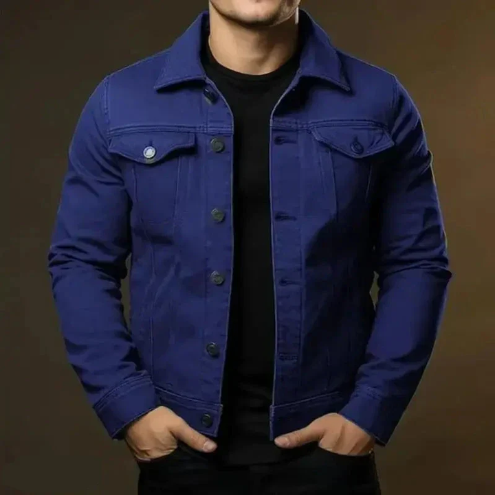 Men's Denim Jacket Made | Autumn