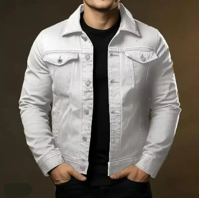 Men's Denim Jacket Made | Autumn