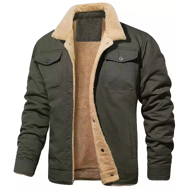 Men's Fleece Bomber Jacket | Winter
