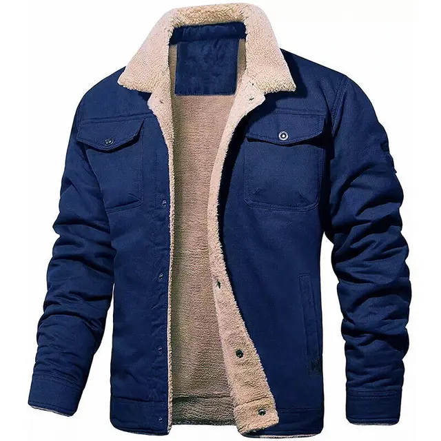 Men's Fleece Bomber Jacket | Winter