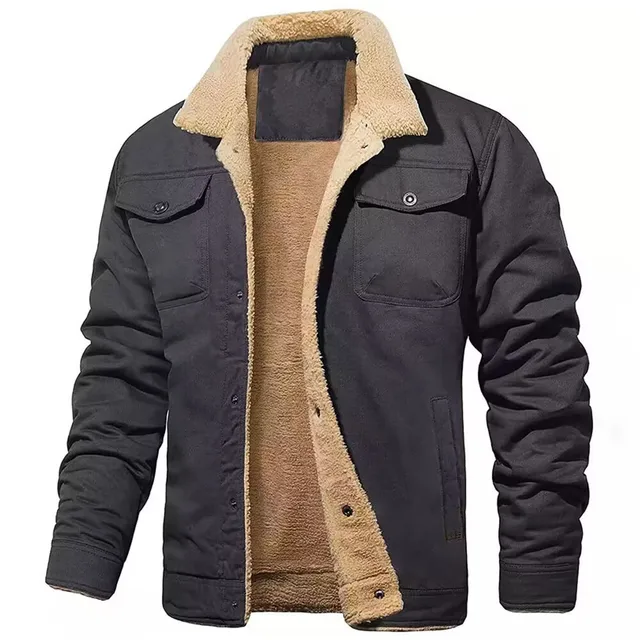 Men's Fleece Bomber Jacket | Winter
