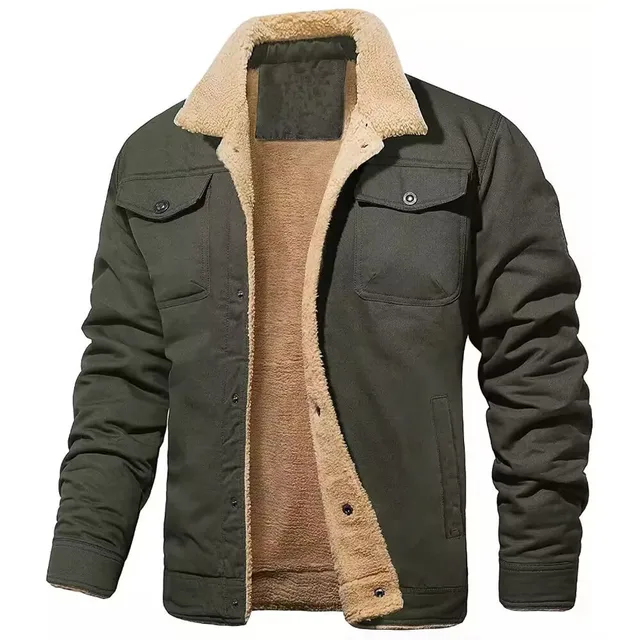 Men's Fleece Bomber Jacket | Winter