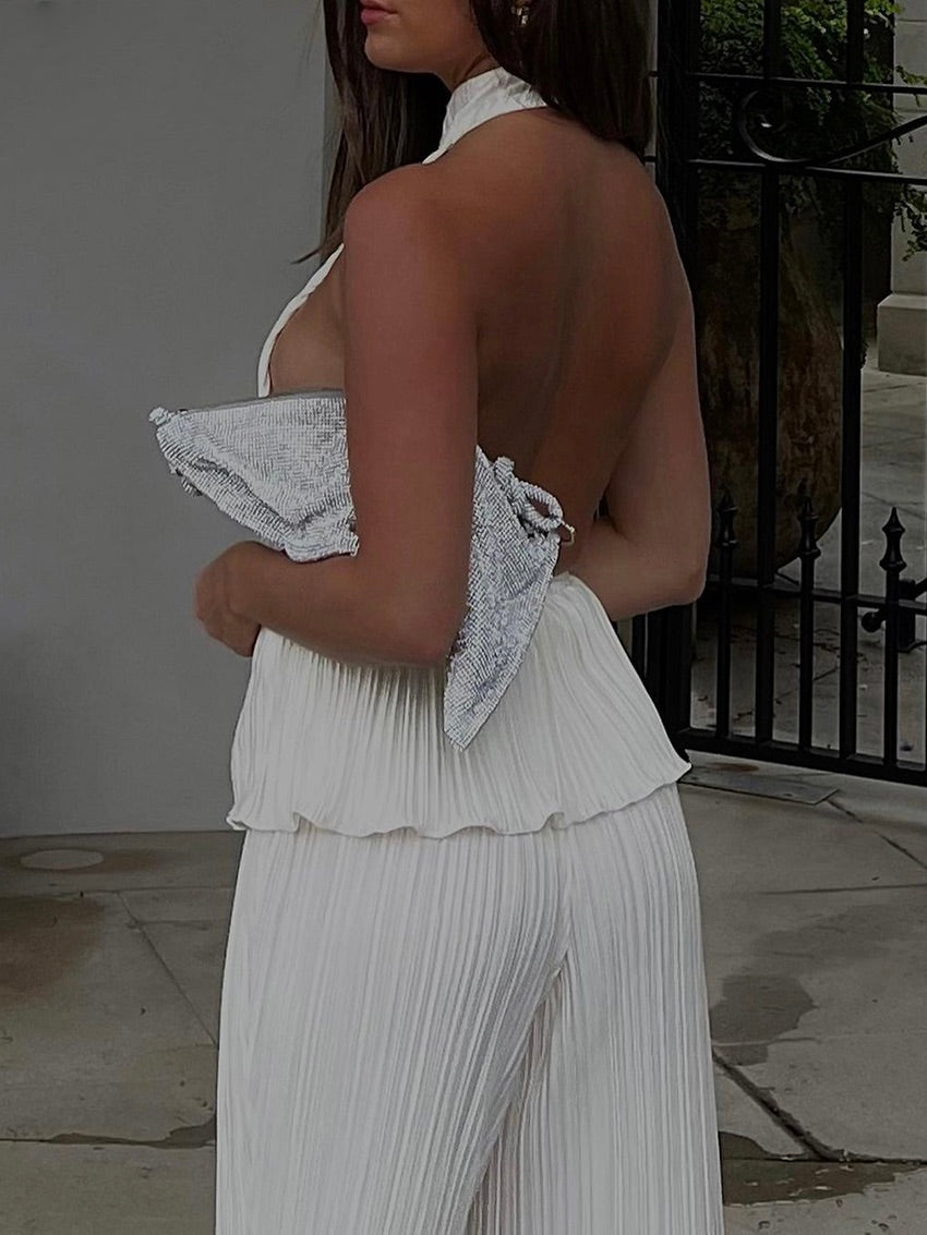 Women's Open Back Loungewear Set | 2-Piece