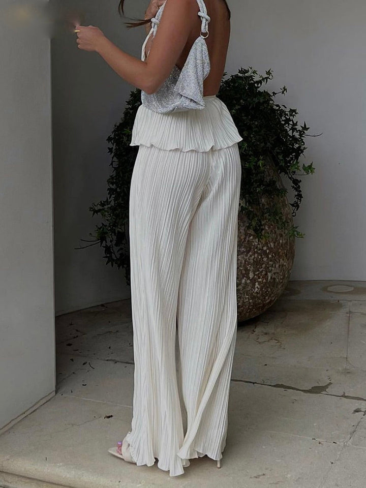 Women's Open Back Loungewear Set | 2-Piece