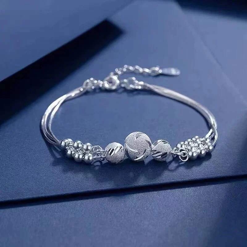 Silver Pearl Bracelet