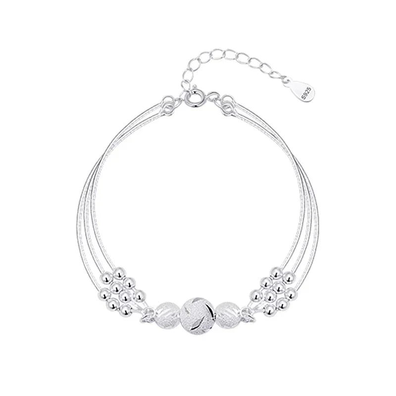 Silver Pearl Bracelet