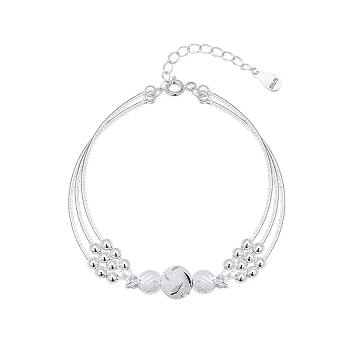 Silver Pearl Bracelet