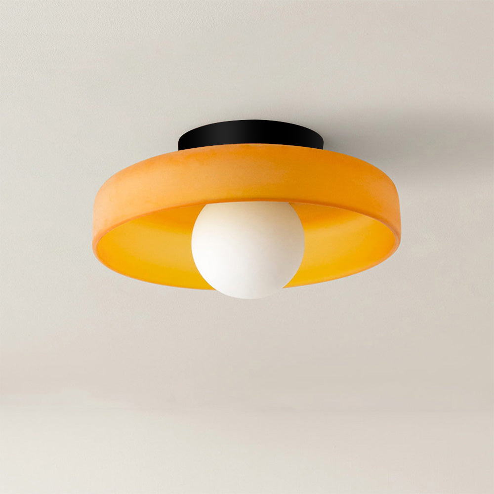 Round Flush-Mount Kitchen Ceiling Light | Modern