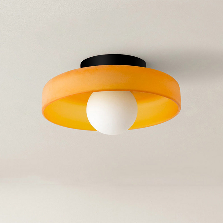 Round Flush-Mount Kitchen Ceiling Light | Modern