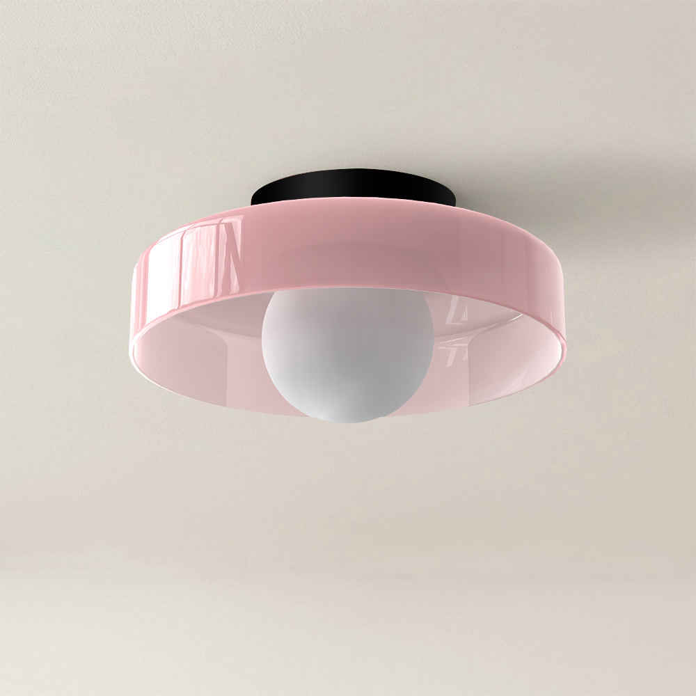 Round Flush-Mount Kitchen Ceiling Light | Modern
