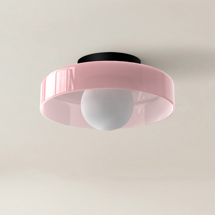 Round Flush-Mount Kitchen Ceiling Light | Modern